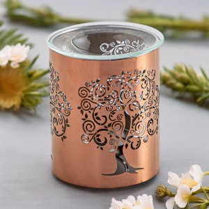Eterinių aliejų šildytuvas varip spl. metalinis 9x9x10.5 cm Zen Arome