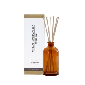 Namų kvapas su lazdelėmis 250 ml Sandalmedis, kedras  The Aromatherapy Co Widdop