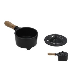 Smilkalų degiklis su medine rankena 7x14x7.5 cm 8445393596013