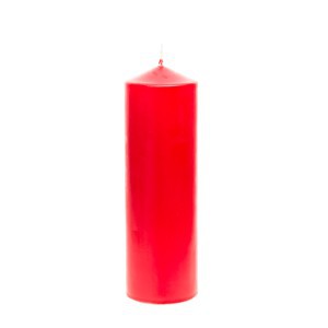Žvakė 8x25 cm raudona Polar 204665