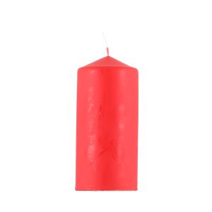 Žvakė 7x15 cm raudona Polar 204664