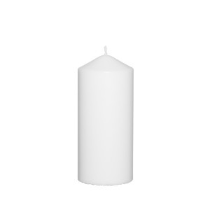 Žvakė balta 7x7x15 cm 100 proc. stearinas 246680