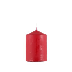 Žvakė raudona 7x7x10 cm Polar 273226