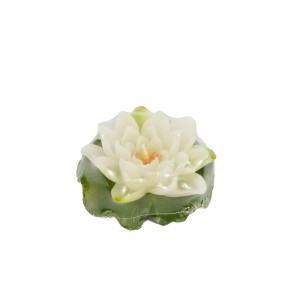 Žvakė plaukiojanti D7,5xH3 cm Lotoso žiedas 109282