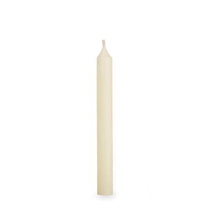 Žvakės 8 vnt D2xH20 cm kreminės spalvos Acorde 92410