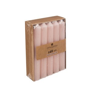Žvakės 10 vnt 16 cm rausvos sp. parafininės Atmosphera 110120G
