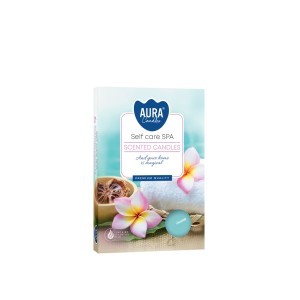 Žvakutės arbatinės 6 vnt Self care SPA Aura 641062