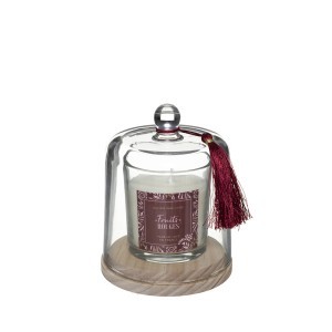 Žvakė stikliniame indelyje 130 g 10,7x13,8 cm vaisių kv. Atmosphera 181645B
