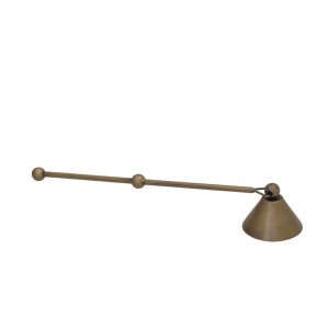 Žvakių gesiklis metalinis 5x25x5 cm 8445393595955