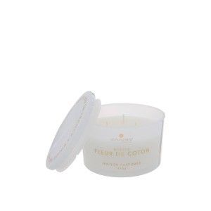 Žvakė stikliniame indelyje medvilnės kv. 440 g D13xH9 cm Atmosphera 214889B