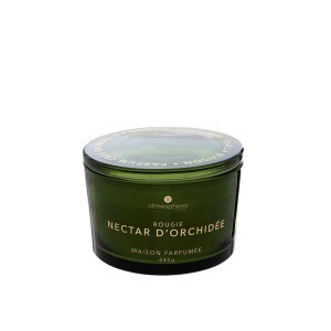 Žvakė stikliniame indelyje orchidėjų kv. 440 g D13xH9 cm Atmosphera 214889F