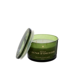 Žvakė stikliniame indelyje orchidėjų kv. 440 g D13xH9 cm Atmosphera 214889F