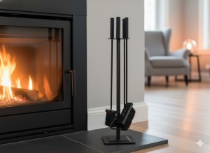 Įrankiai židiniui su stovu 3 vnt. KOM5790