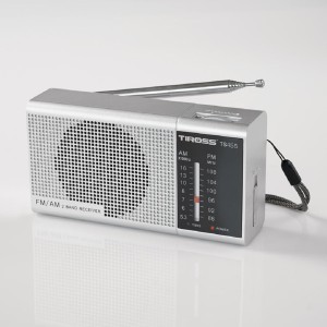 Radijo imtuvas mini (delninukas)  FM/AM 2AA TIROSS TS455