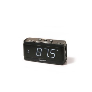 Radijo imtuvas FM USB arba 2xAAA su laikrodžiu TIROSS TS491