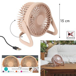 Ventiliatorius USB D15 cm tylaus veikimo VE6092