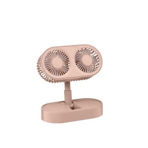 Ventiliatorius pastatomas USB 1200Ah rožinis D15x7,6 cm 871125243641