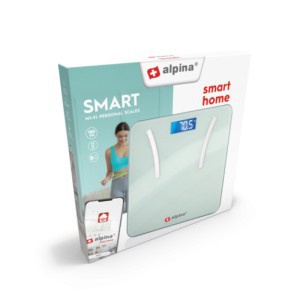 Svarstyklės išmanios 300x300 mm 8 žmonėms SMART HOME ALPINA 871125226524