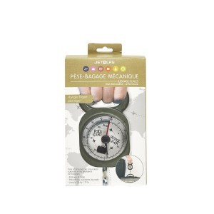 Svarstyklės kelioninės iki 35 kg 8x22x3,5 cm Jet Lag VO11011