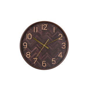 Laikrodis sieninis rudos sp. plastikinis d 30 cm W8038 Hometime Widdop