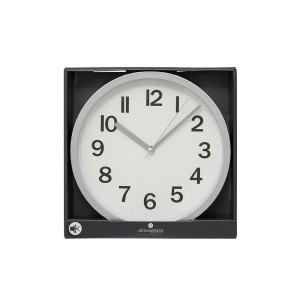 Laikrodis sieninis baltos, sidabro spalvos D22 cm Atmosphera 137438D