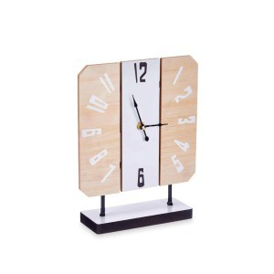 Laikrodis pastatomas 7x22x28 cm metalinis, medinis Giftdecor 69387
