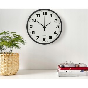 Laikrodis sieninis 25 cm plastikas 27068_CZ