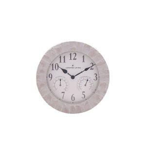 Laikrodis sieninis pilkas 7x35x35 cm CL1151  Country Living Widdop