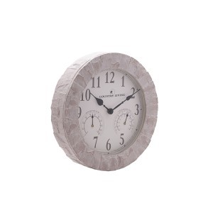 Laikrodis sieninis pilkas 7x35x35 cm CL1151  Country Living Widdop