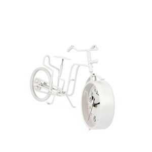 Laikrodis pastatomas baltos spalvos 4x33x21 cm (D12 cm) Giftdecor 83419