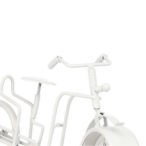 Laikrodis pastatomas baltos spalvos 4x33x21 cm (D12 cm) Giftdecor 83419