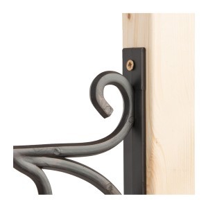 Laikrodis dvipusis pakabinamas 40x35x9 cm W7546 Country Living Widdop