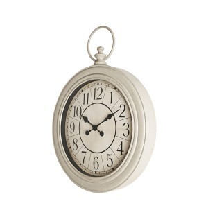 Laikrodis sieninis baltas 59x44x6 cm W8074 Hometime Widdop