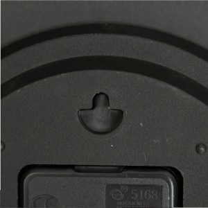 Laikrodis sieninis D30 cm juodos/aukso spalvos Atmosphera 205615