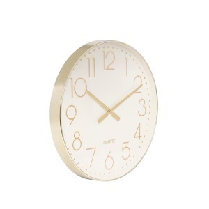 Laikrodis sieninis D51 cm baltos/aukso spalvos Atmosphera 206417