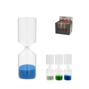 Smėlio laikrodis 5 min (mix 3) D3.5xH12 cm 8445393544106