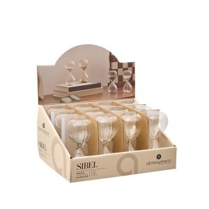 Smėlio laikrodis stiklinis D5,5xH12 cm (mix) Atmosphera 214914 (12)