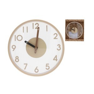 Laikrodis sieninis 30 cm medžio imitacija 8445393406565