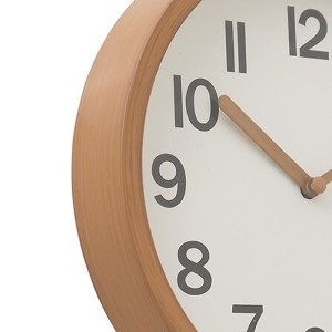 Laikrodis sieninis D22,3xH3,8 cm (mix) medžio imitacija Atmosphera 137438F