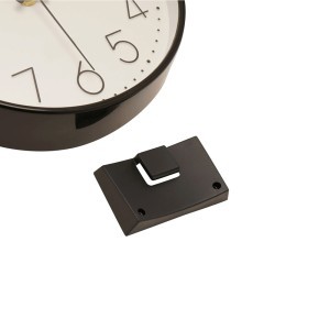 Laikrodis stalinis juodas  D 20 cm W2990 Hometime Widdop