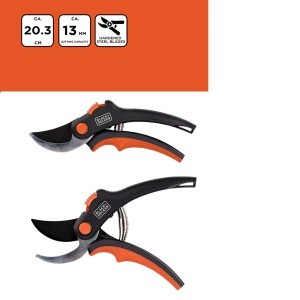 Sekatorius 200 mm BlackDecker 871125223415