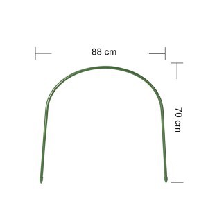 Lankas lysvei dengtas plastiku  8 mm 70x88 cm Gardenita (100)