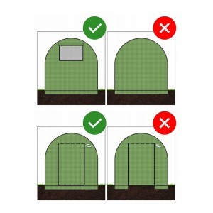 Šiltnamis žalias 3x2x2 m TUN5207