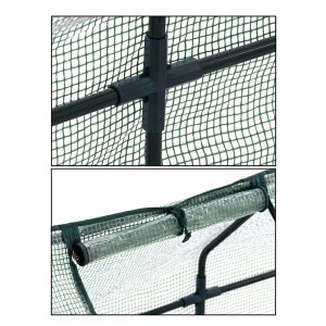 Šiltnamis lysvei 120x62xH60/30 cm TUN5521