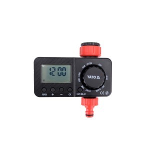 Automatinis sodo laistymo valdiklis LCD, 6 ciklai/d., 1–360 min YT-90200 YATO