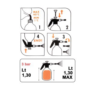 Purkštuvas augalams  1,5 l FLORIS 4000 Italija (12)
