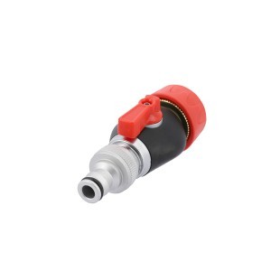 Sujungimas laistymo žarnai 1/2" F/M su ventiliu LSS YT-9940 YATO