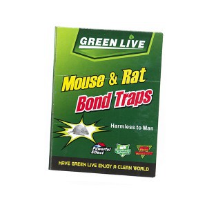 Spąstai pelėms lipnūs popieriniai GREEN LIVE 16,5x21,5 cm YM1305
