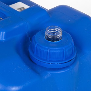 Kanistras vandeniui plastikinis mėlynas 20 l su kranu ir dozatoriumi muilui150ml