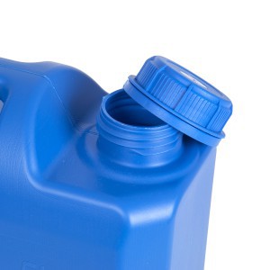 Kanistras vandeniui plastikinis mėlynas  5 l su kranu
